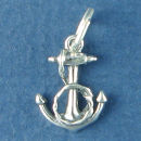 Nautical Charm and Ship Charm Sterling Silver Image