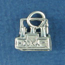 Cola Bottle in a 6 Pack Case 3D Sterling Silver Charm Pendant