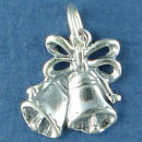 Wedding Bells Sterling Silver Charm Favor for Wedding Charm Bracelet