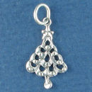 Christmas Tree Sterling Silver Charm Pendant Grea Addition to a Charm Bracelet