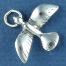 Bird Flying Sterling Silver Charm Pendant