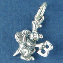 School Spelling Bee Child's Sterling Silver Charm for Charm Bracelet or Necklace
