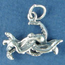 Octopus 3D Sterling Silver Charm Pendant