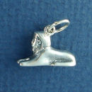 Tour: Sphinx of Egypt 3D Sterling Silver Charm Pendant