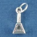 Ladies Nail Polish 3D Charm Sterling Silver Pendant