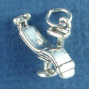 Dental Chair, Dentist Occupation 3D Sterling Silver Charm Pendant