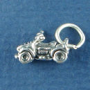 ATV 3D Four Wheeler Sterling Silver Charm Pendant Great for a Charm Bracelet