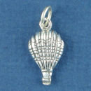 Hot Air Balloon Sterling Silver Charm Pendant add to a Charm Bracelet