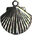 Seashell 3D Sterling Silver Charm Pendant