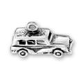 Clasic Car Woody Wagon Sterling Silver Charm Pendant