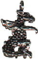Dragon 3D Sterling Silver Charm Pendant