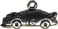 Race Car Sterling Silver Charm Pendant