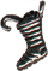Christmas Stocking 3D Sterling Silver Charm Pendant