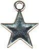 Star Sterling Silver Charm Pendant