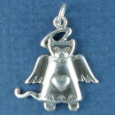 Cat Charm Sterling Silver Image