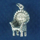 Wicker Chair 3D Sterling Silver Charm Pendant