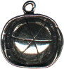Military: Sailor Cap 3D Sterling Silver Charm Pendant
