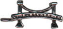 Suspension Bridge 3D Sterling Silver Charm Pendant