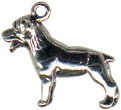 Dog, Labador 3D Sterling Silver Charm Pendant
