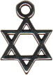 Religious Jewish Star of David 3D Sterling Silver Charm Pendant