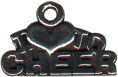 Cheer, I Love To Sterling Silver Charm Pendant