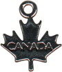 Tour: Canada Oak Leaf Sterling Silver Charm