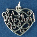 Mother Charm and Family Charm Sterling Silver Image