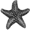 Starfish Large 3D Sterling Silver Charm Pendant