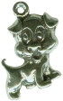 Dog; Puppy Sterling Silver Charm Pendant