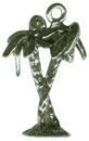 Palm Tree 3D Sterling Silver Charm Pendant
