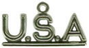 U.S.A. Sterling Silver Charm Pendant