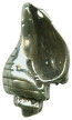 Conch Sea Shell 3D Sterling Silver Charm Pendant