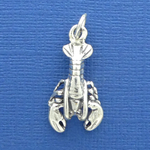 Lobster Charm Sterling Silver