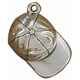Baseball Cap Large 3D Sports Sterling Silver Charm Pendant