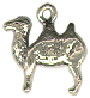 Camel 3D Sterling Silver Charm Pendant