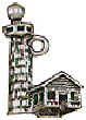 Lighthouse 3D Sterling Silver Charm Pendant