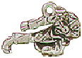 Martial Arts 3D Sterling Silver Charm Pendant