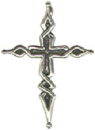 Cross Sterling Silver Charm Pendant