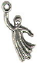 Halloween Ghost 3D Sterling Silver Charm Pendant