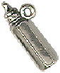 Baby Bottle 3D Sterling Silver Charm Pendant