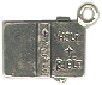 Religious Christian Holy Bible Book 3D Sterling Silver Charm Pendant