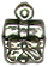 Christmas Present or Birthday Gift 3D Sterling Silver Charm Pendant