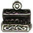 Treasure Chest with Open Lid 3D Sterling Silver Charm Pendant
