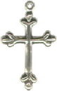 Cross Medium Sterling Silver Charm Pendant
