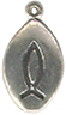 Religious Christian Fish Ichthus Medallion Sterling Silver Charm Pendant
