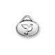 Inspiration Oval Domed Affirmation Message Holy Sprit Dove Cutout Sterling Silver Charm Pendant