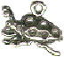 Lady Bug Insect 3D Sterling Silver Charm Pendant