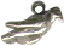Christmas 12 Days: Turtle Dove Small 3D Sterling Silver Charm Pendant