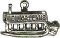 Tour: New Orleans River Boat 3D Sterling Silver Charm Pendant