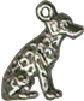 Dog, Dalmatian,3D Sterling Silver Charm